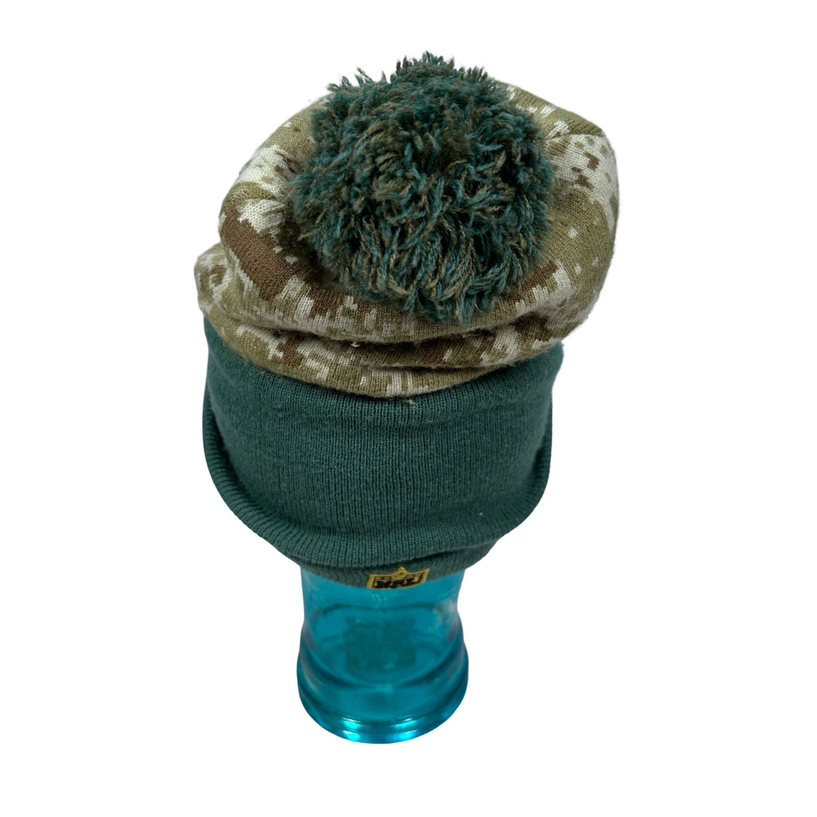 New Era New Era NFL Philadelphia Eagles Salute Beanie Hat Mens Green Size ONE SIZE - 4 Thumbnail