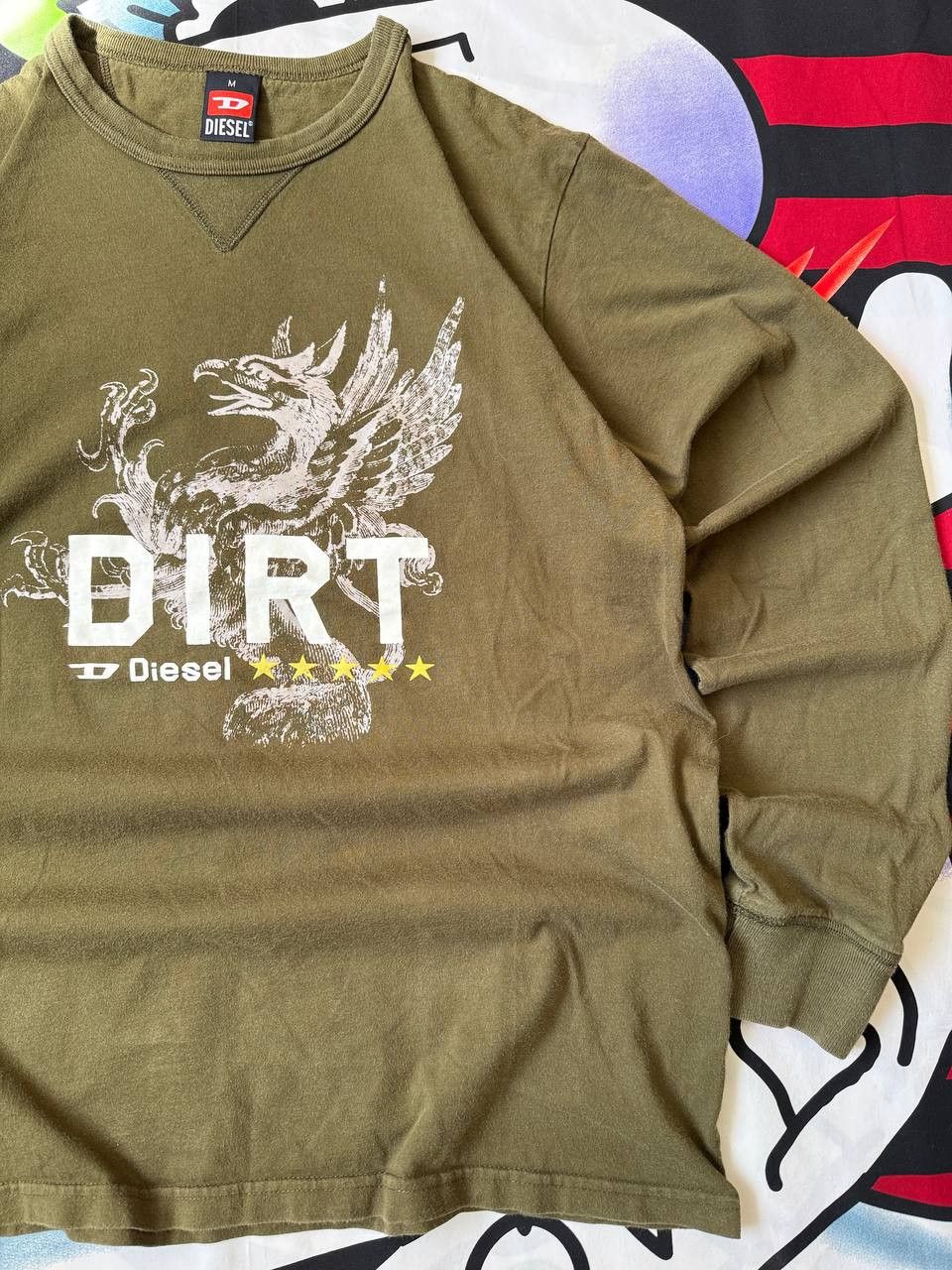 Diesel Vintage Diesel "Dirt" longsleeve tshirt Size M Size US M / EU 48-50 / 2 - 2 Thumbnail