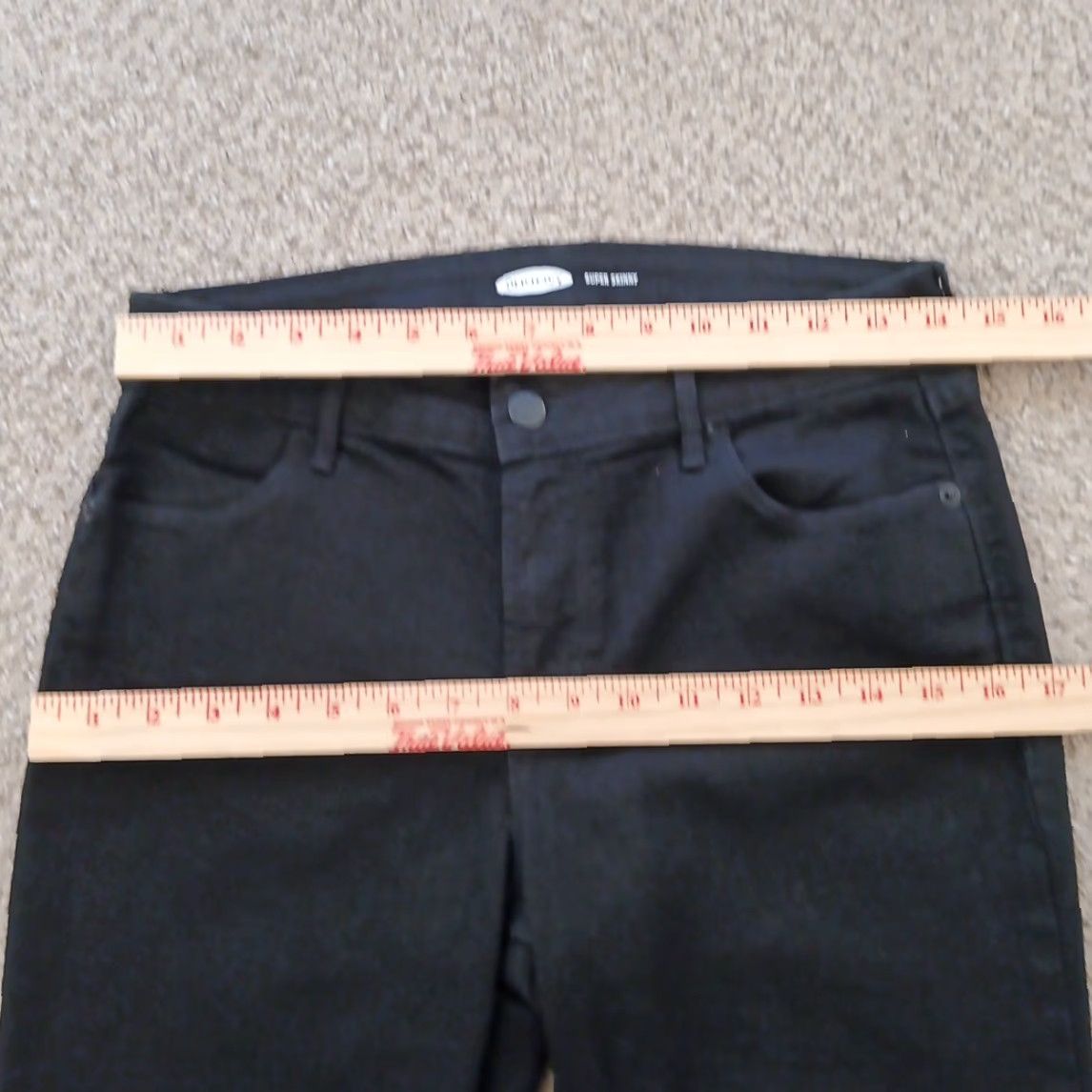 Old Navy Old Navy Jegging Pants Womens Size 6 Black 28x29 Mid Rise Skinny Jeans Regular Denim Cotton Blend 29 In Inseam Mens? Size 28" / US 6 / IT 42 - 2 Thumbnail