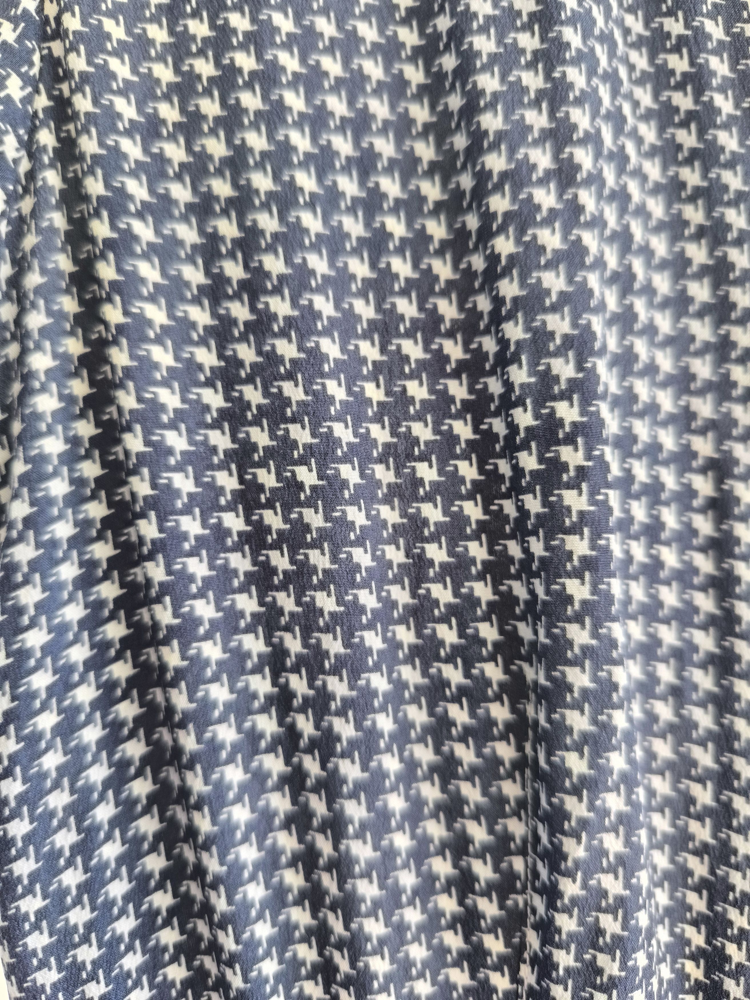Other VTG Oscar Rom Zürich Dress & Shorts Set Blue Houndstooth Size S / US 4 / IT 40 - 14 Thumbnail