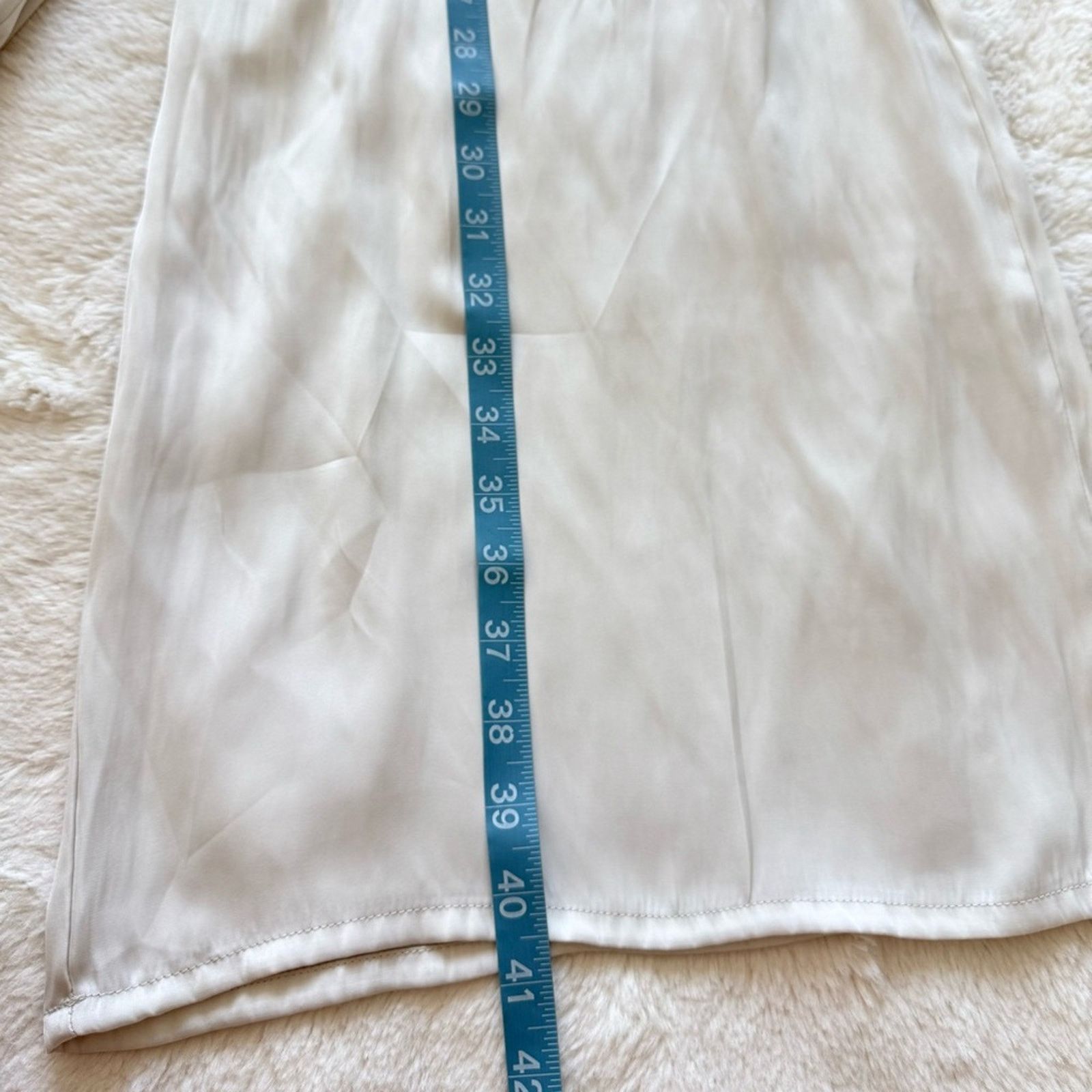 Rachel Zoe Rachel Zoe women wide leg light grey pants size L Size 32" / US 10 / IT 46 - 6 Thumbnail