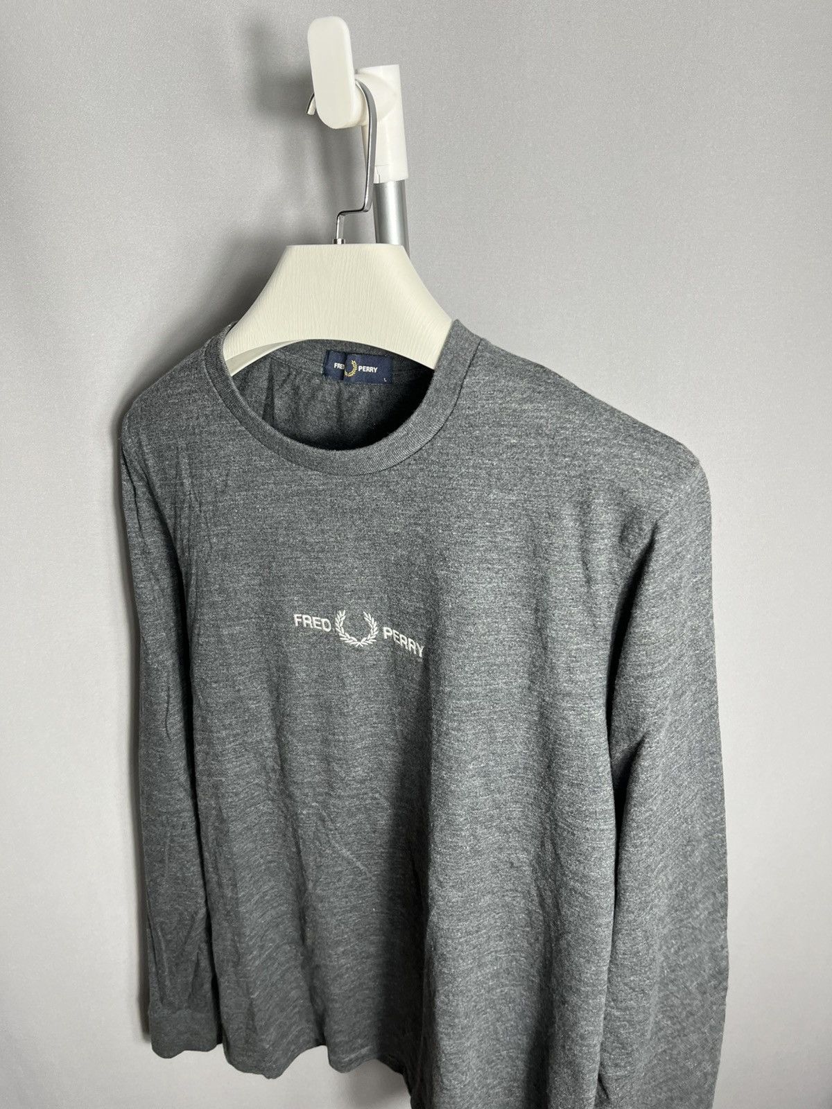 Fred Perry Fred Perry long sleeve t-shirt men’s cotton grey y2k casual Size US L / EU 52-54 / 3 - 4 Thumbnail