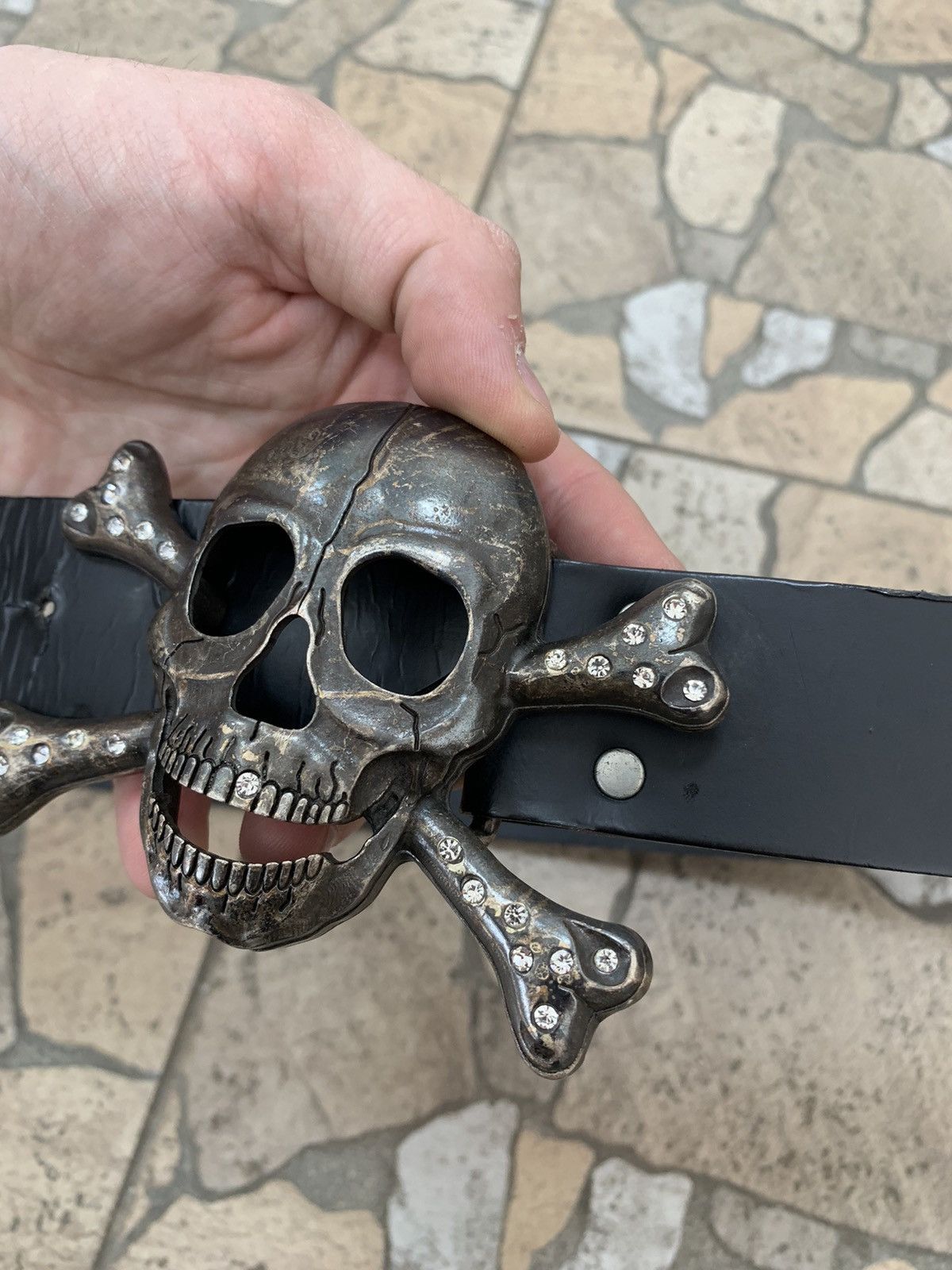 Other Y2K Skull Belt Size ONE SIZE - 5 Thumbnail