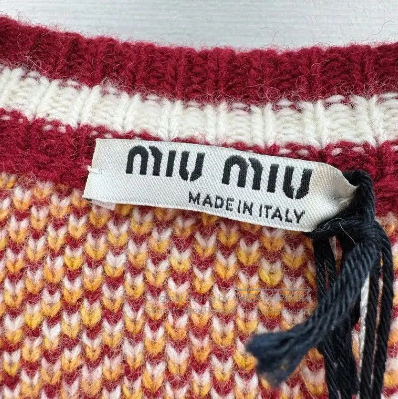 Miu Miu Miu Miu Multicolor Long Sleeve Cardigan for Women . Size M / US 6-8 / IT 42-44 - 2 Thumbnail