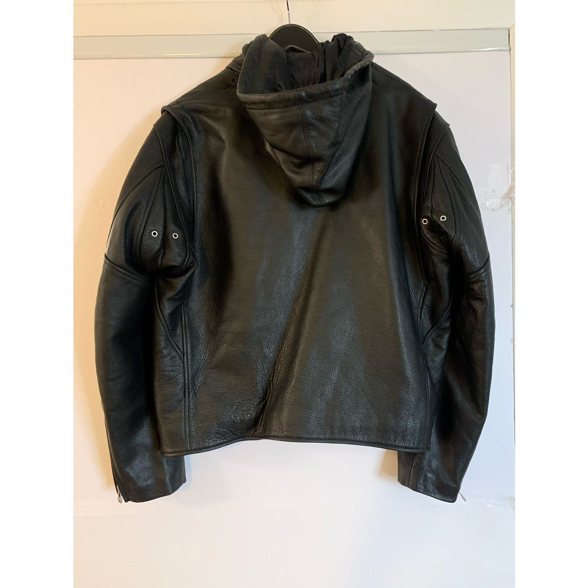 Helmut Lang HELMUT LANG BUILD OUT MOTORCYCLE LEATHER JACKET Size US L / EU 52-54 / 3 - 18 Thumbnail