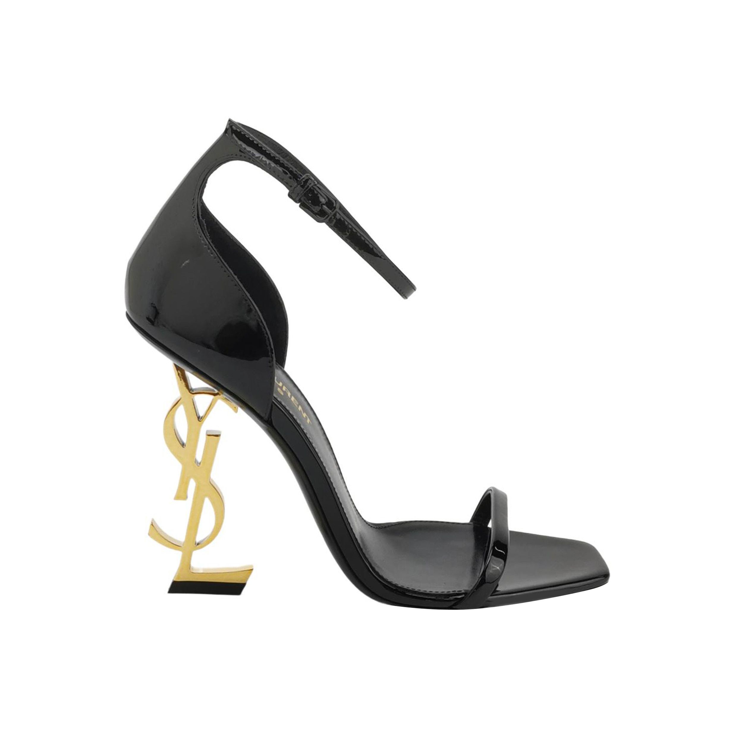 Saint Laurent Paris Saint Laurent Opyum Patent Leather Sandals Size 37 Size US 7 / IT 37 - 1 Thumbnail