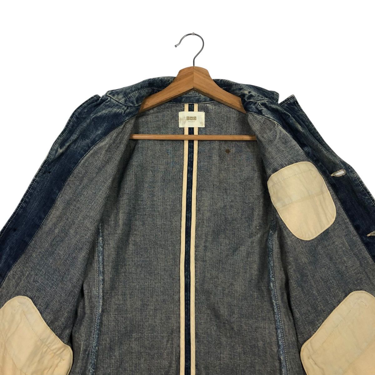 Japanese Brand 🔥VINTAGE CHORE DENIM JACKET BIKER DOMINGO ISSEY MIYAKE Size US S / EU 44-46 / 1 - 16 Thumbnail