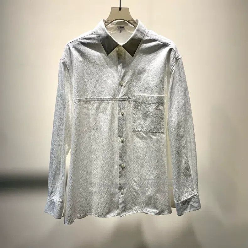 Loewe Loewe Dark Pattern Full Print Long Sleeve Shirt Size S / US 4 / IT 40 - 1 Thumbnail