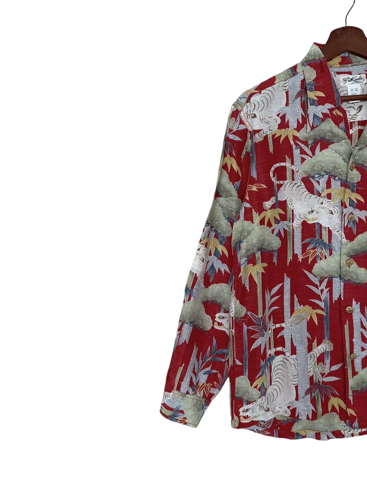 Eternal Vintage Japanese Brand Eternal Sukajan Silk Shirt 1990s Size US M / EU 48-50 / 2 - 5 Thumbnail