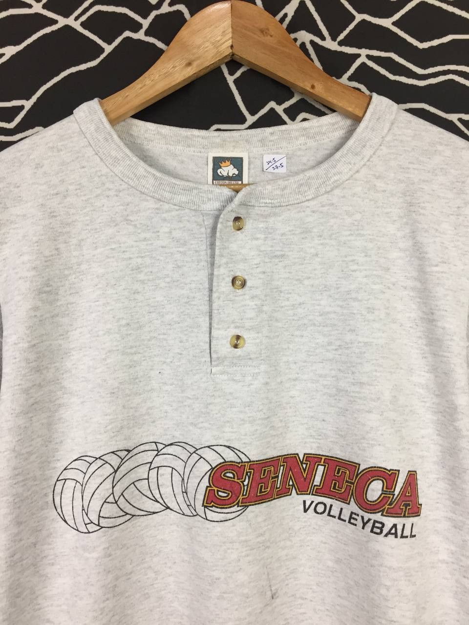 Vintage Vtg Cotton Deluxe Senesa Volleyball Sportswear Tee Size US XL / EU 56 / 4 - 3 Thumbnail