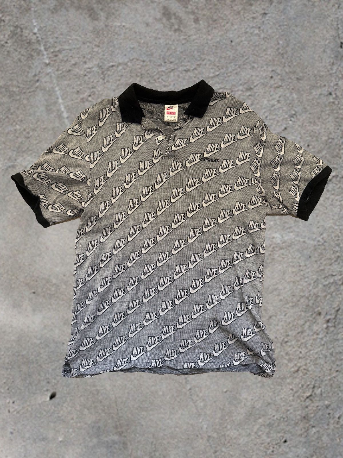 Nike × Supreme Nike x Supreme Jacquard Polo | Grailed
