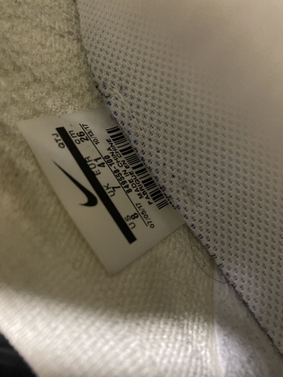 Nike Nike Air Vapormax Flyknit 1.0 Light Bone Size US 8 / EU 41 - 6 Thumbnail