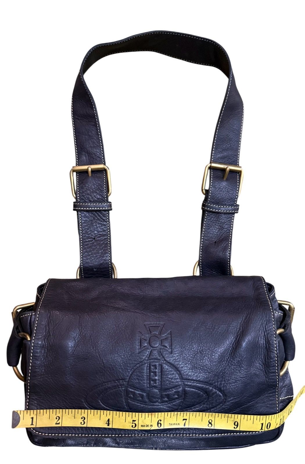 Vivienne Westwood Vivienne Westwood Crossbody Bag Leather Black Size ONE SIZE - 10 Thumbnail