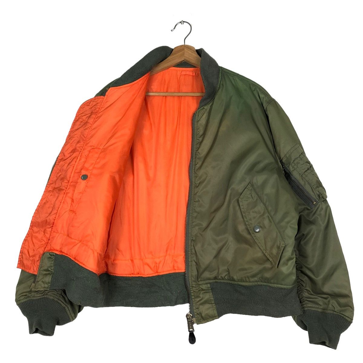 Japanese Brand 🔥RIOT RIOT VINTAGE BOMBER JACKET MA-1 REVERSIBLE MILITARY Size US M / EU 48-50 / 2 - 10 Thumbnail