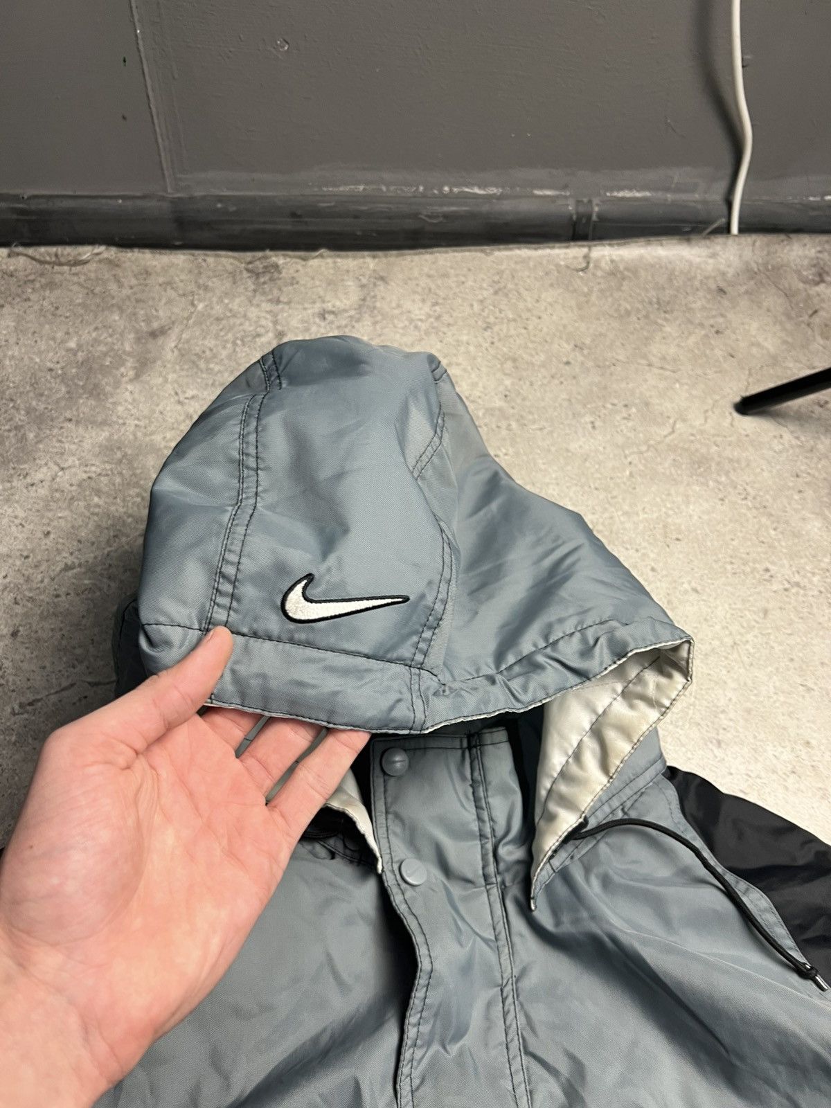 Nike Vintage Nike Puffer Jacket Big Logo 90s Very Rare Size US XL / EU 56 / 4 - 8 Thumbnail