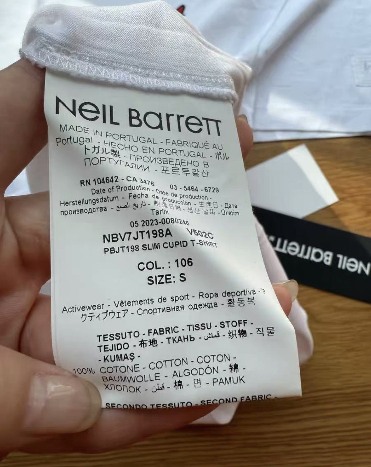 Neil Barrett Neil Barrett Men's T-shirt Size US M / EU 48-50 / 2 - 5 Thumbnail