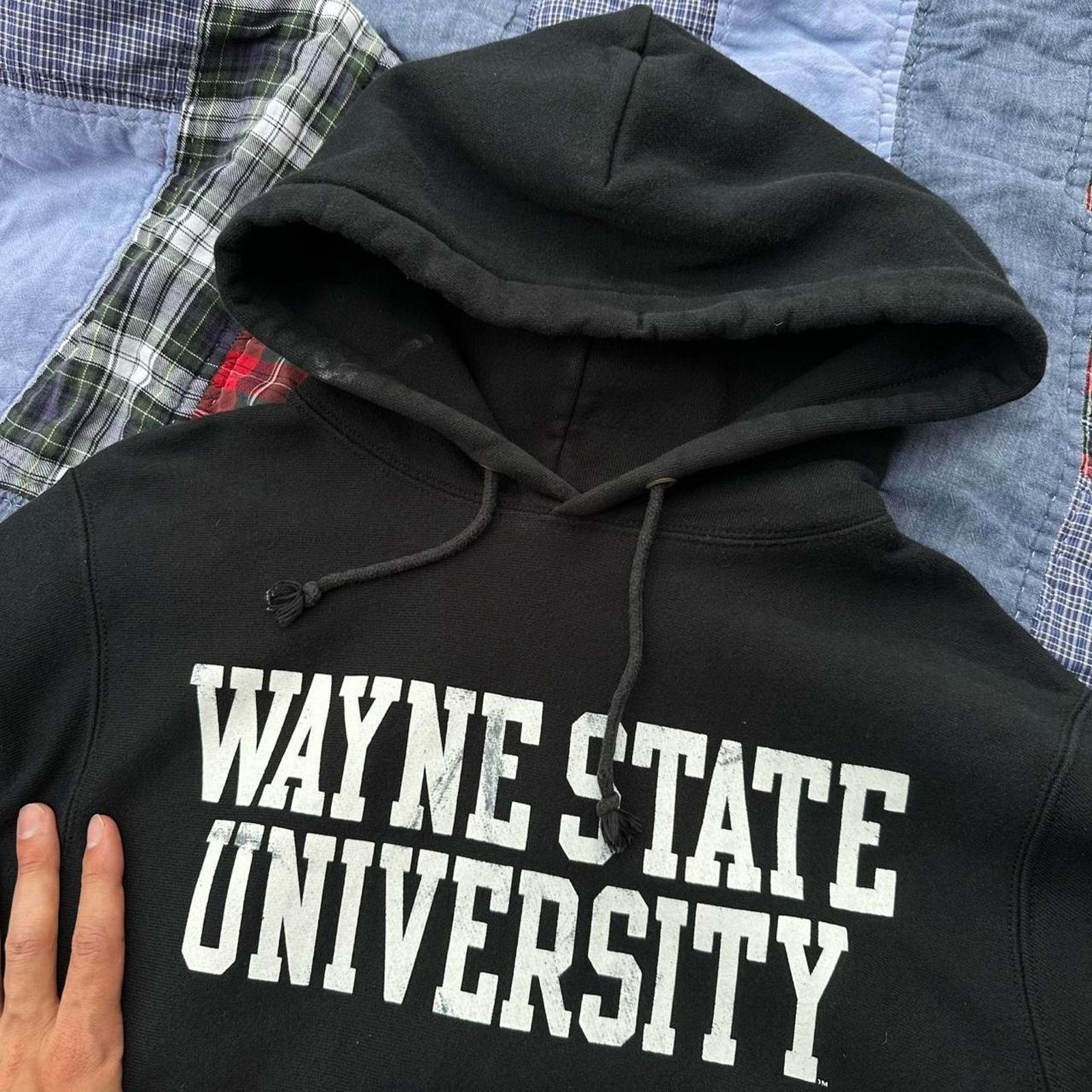 Champion Vintage 00s Wayne State Reverse Weave Champion Sweatshirt Size US S / EU 44-46 / 1 - 3 Thumbnail