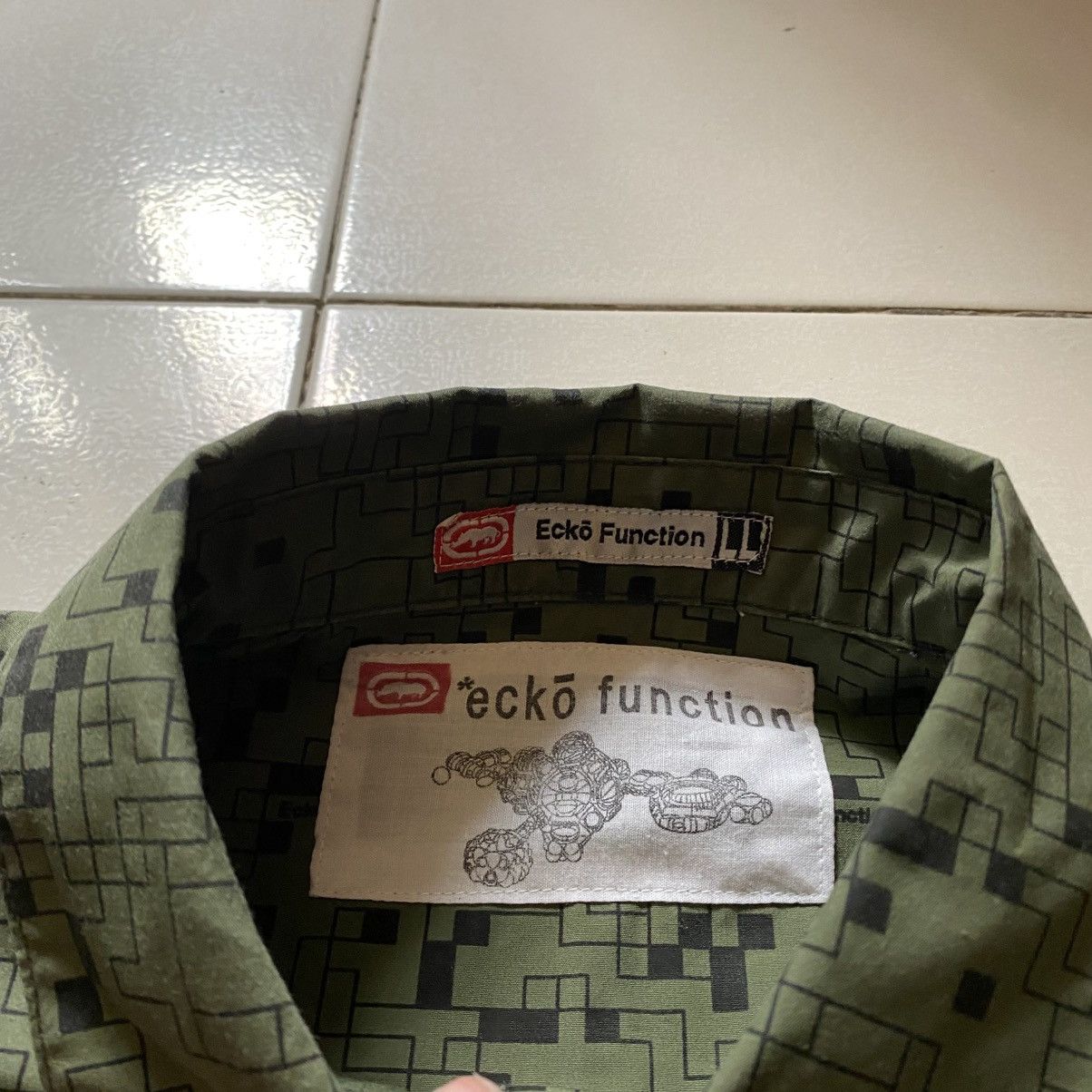 Ecko Unltd. × Vintage Vintage Ecko Function Button Up Shirt Size US XL / EU 56 / 4 - 4 Thumbnail