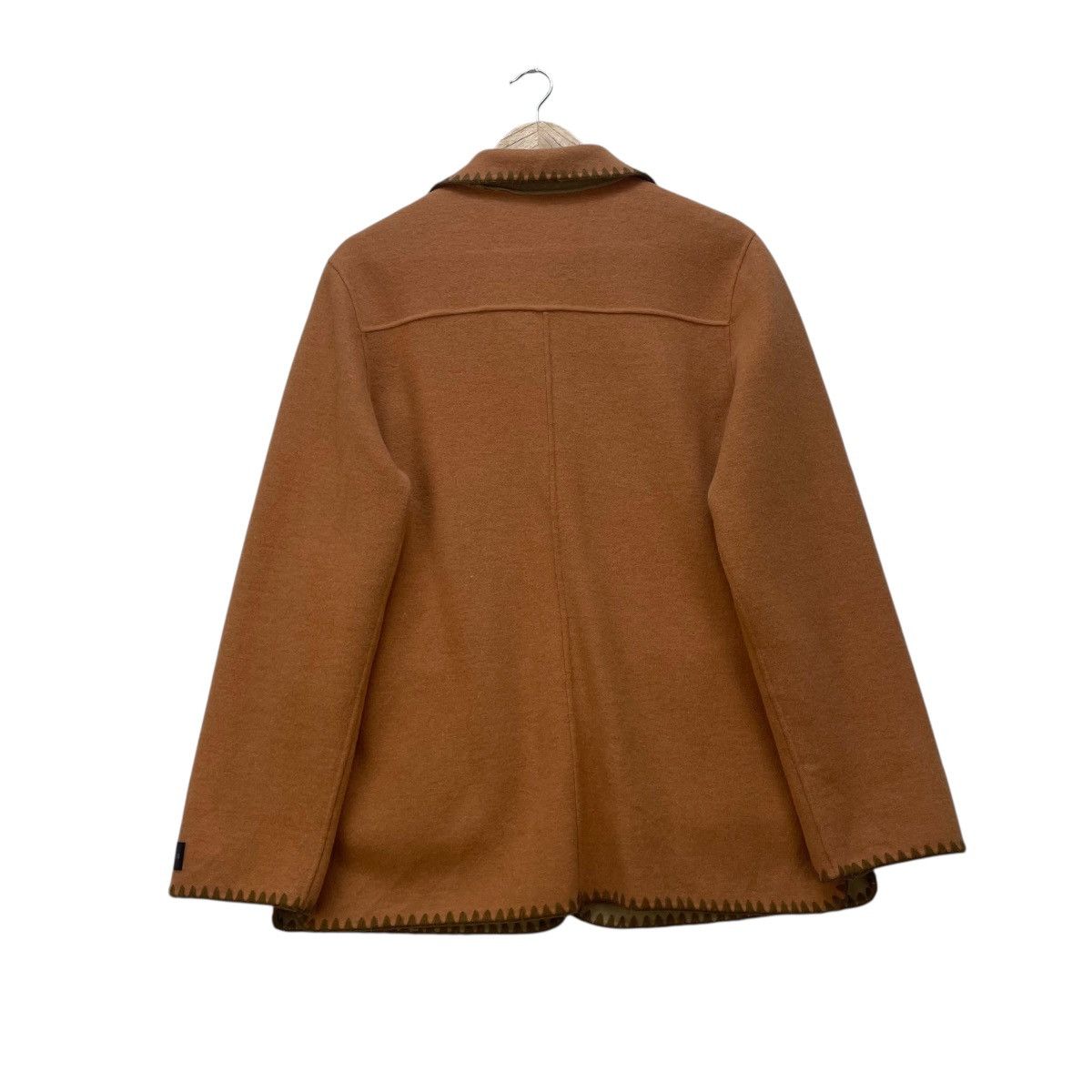 Japanese Brand 🔥Vintage Reversible Hand Made Wool Jacket Size M / US 6-8 / IT 42-44 - 3 Thumbnail