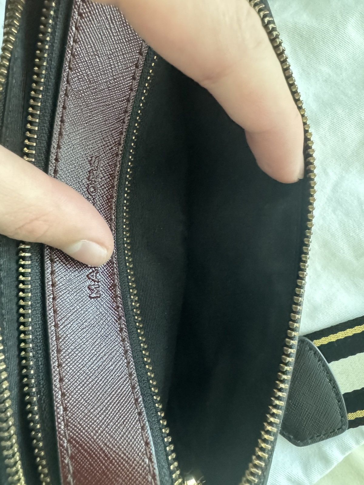 Marc Jacobs Marc Jacob Snapshot Bag burgundy and black Size ONE SIZE - 9 Thumbnail