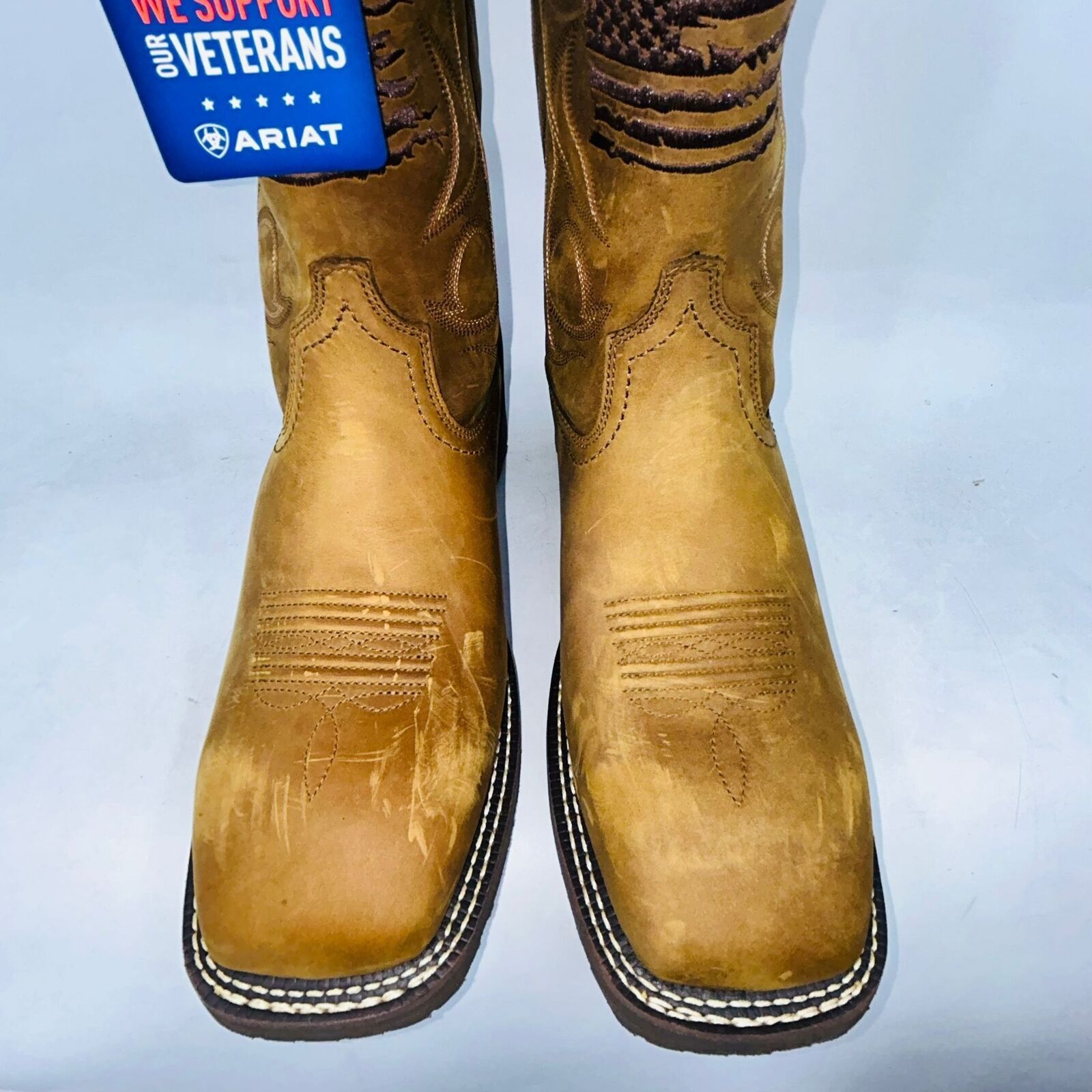 Ariat ARIAT 11" MENS HYBRID H20 "DISTRESSED BROWN" BOOTS SIZE 12D Size US 12 / EU 45 - 3 Thumbnail