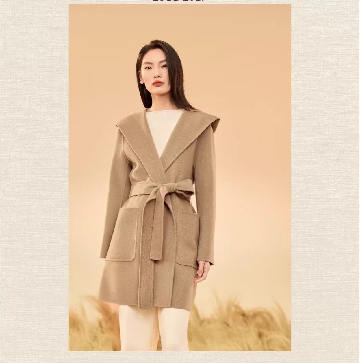 Max Mara Max Mara Classic Wool Double-Faced Camel Colorblock Coat 34 Size XS / US 0-2 / IT 36-38 - 9 Thumbnail