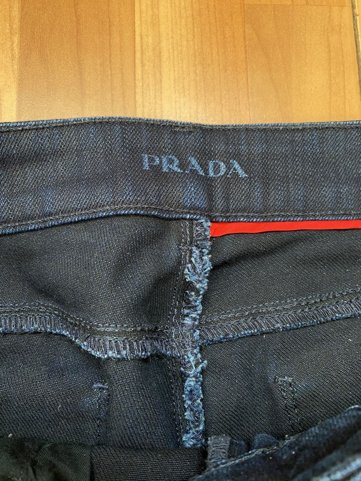 Prada PRADA Contour Fit Dark Blue Stretch Jeans Size 27 Size 27" / US 4 / IT 40 - 8 Thumbnail