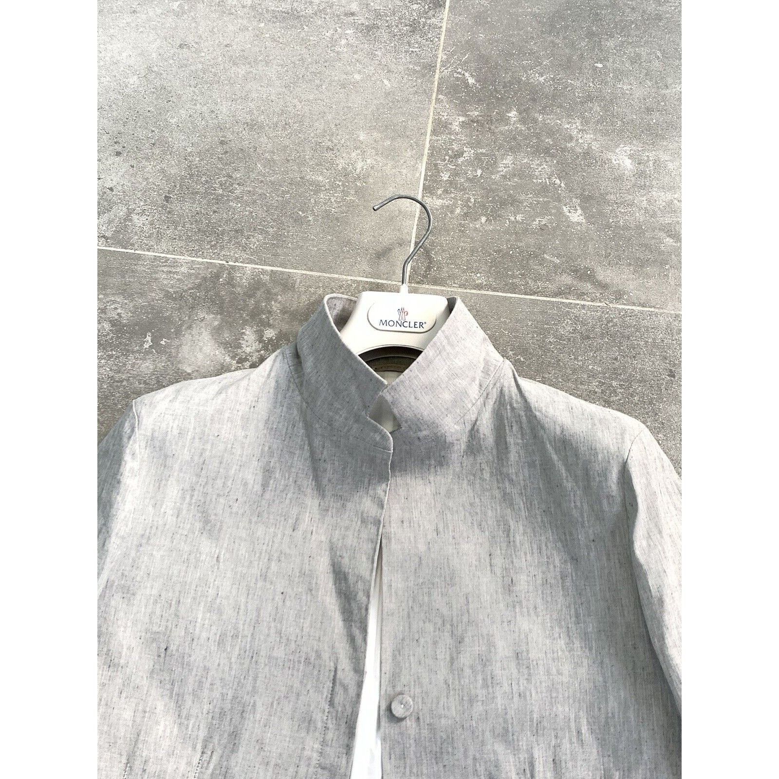 Annette Gortz × Designer Women ANNETTE GORTZ LINEN Blazer LONG Jacket EU 38 UK 10 S-M Size M / US 6-8 / IT 42-44 - 22 Thumbnail