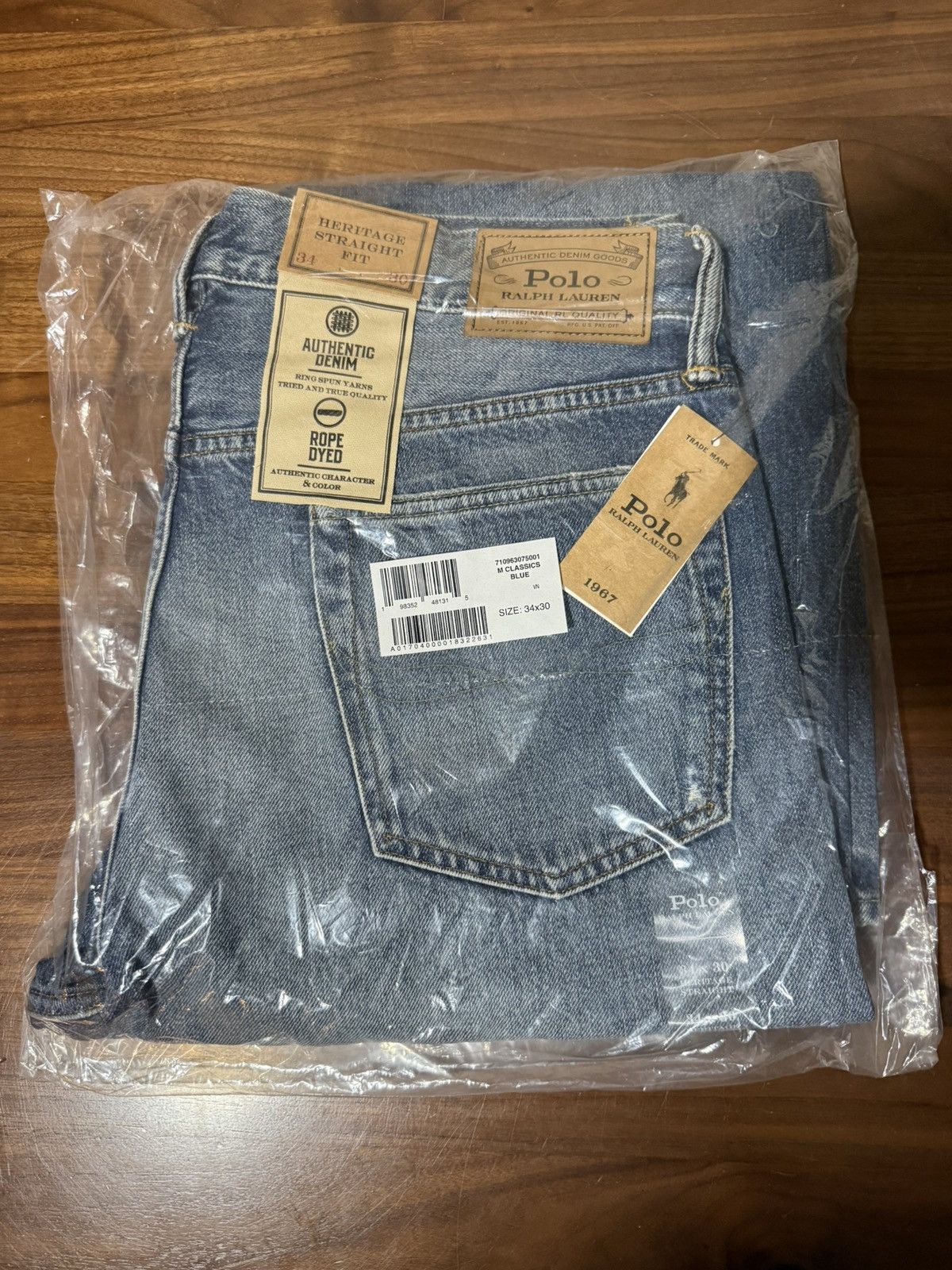 Polo Ralph Lauren Polo Ralph Lauren Heritage Straight Distressed Jean 34 x 30 Size US 34 / EU 50 - 7 Thumbnail