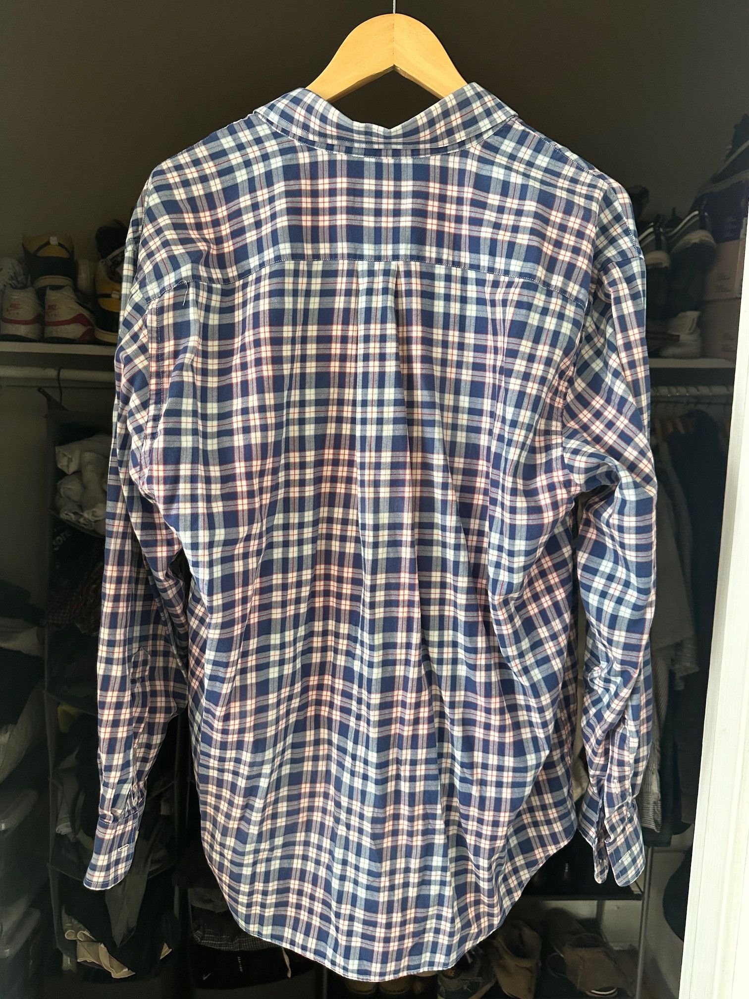 Vineyard Vines Vineyard Vines Large Whale Shirt Blue Red Gingham Check Size US L / EU 52-54 / 3 - 3 Thumbnail