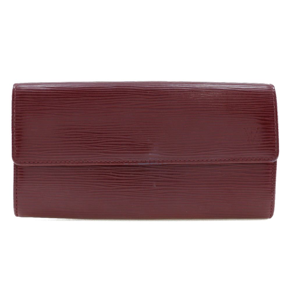 Louis Vuitton Sarah Red Leather Wallet (Pre-Owned) Size ONE SIZE - 1 Thumbnail