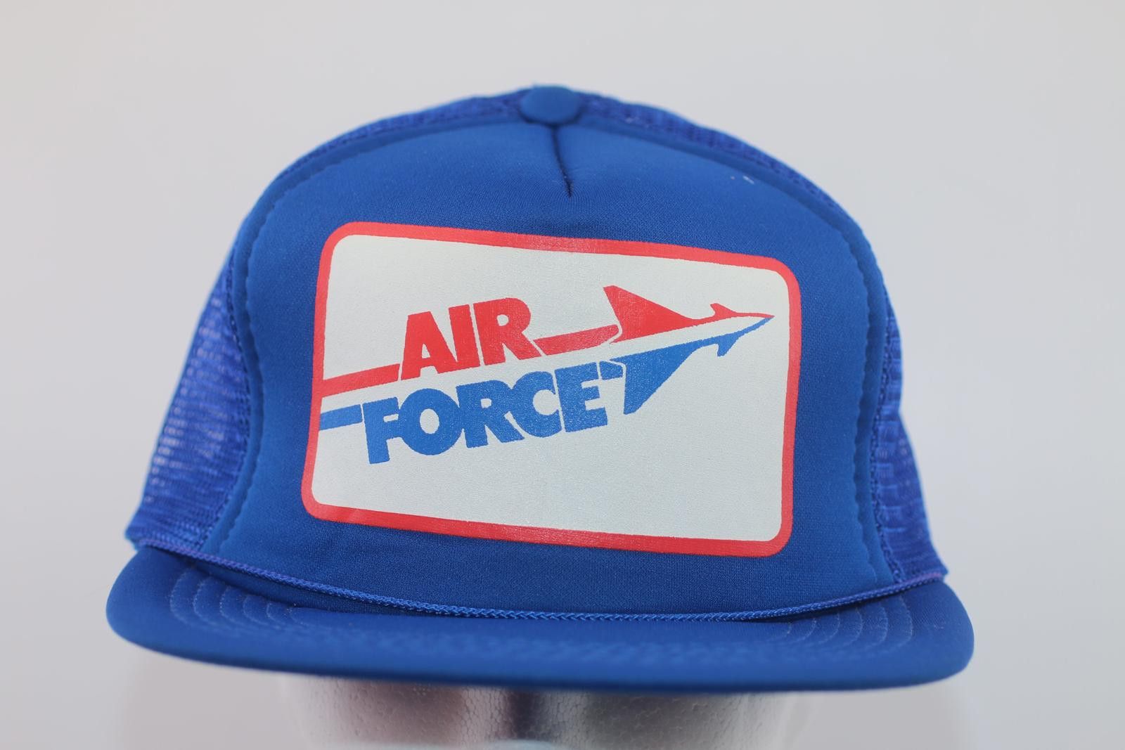 The Hundreds Vintage Air Force Trucker Hat Blue Mesh Snapback Promo Cap Size ONE SIZE - 1 Thumbnail