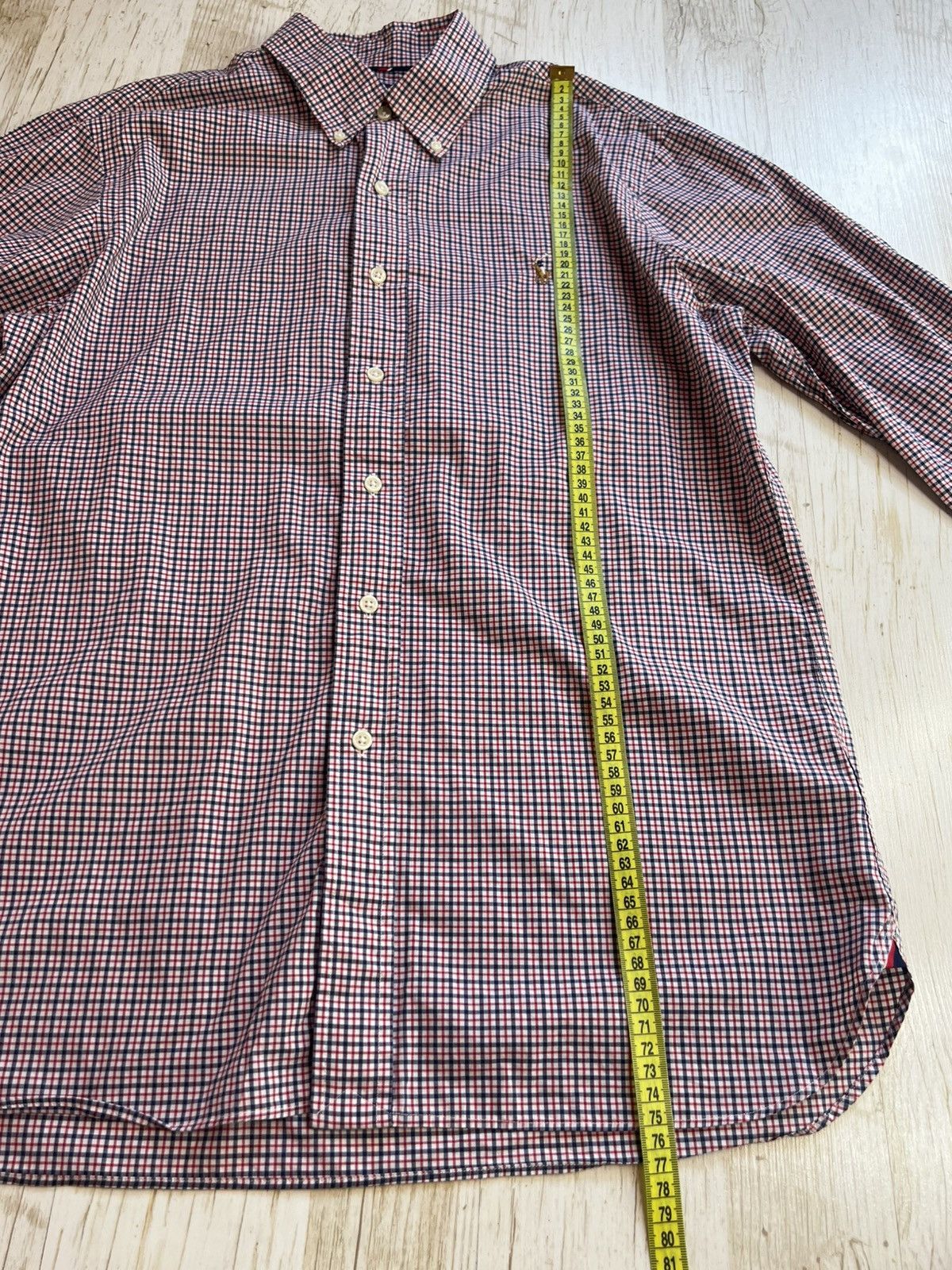 Ralph Lauren Ralph Lauren Slim Fit Plaid Shirt L Blue Red Check Cotton Size US L / EU 52-54 / 3 - 14 Thumbnail