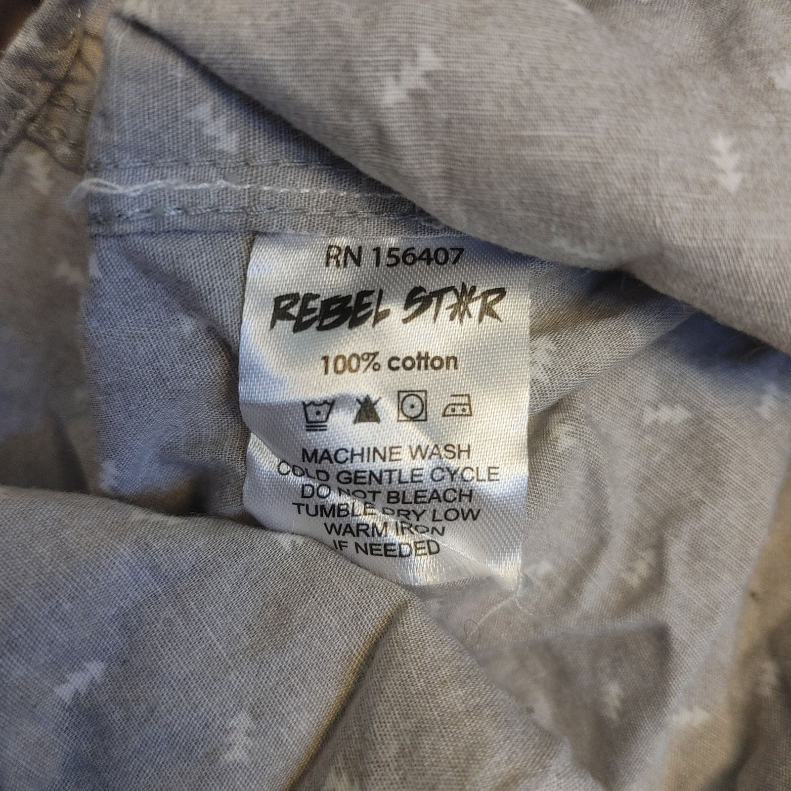 Other Rebel Star Men XXL Beige/White Arrow Graphic Button-Up Shirt Size US XXL / EU 58 / 5 - 4 Thumbnail