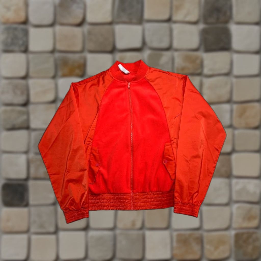 Athleta Athleta Zion Microfleece Full Zip Bomber Jacket Womens Small Orange Relaxed Fit Size S / US 4 / IT 40 - 1 Thumbnail