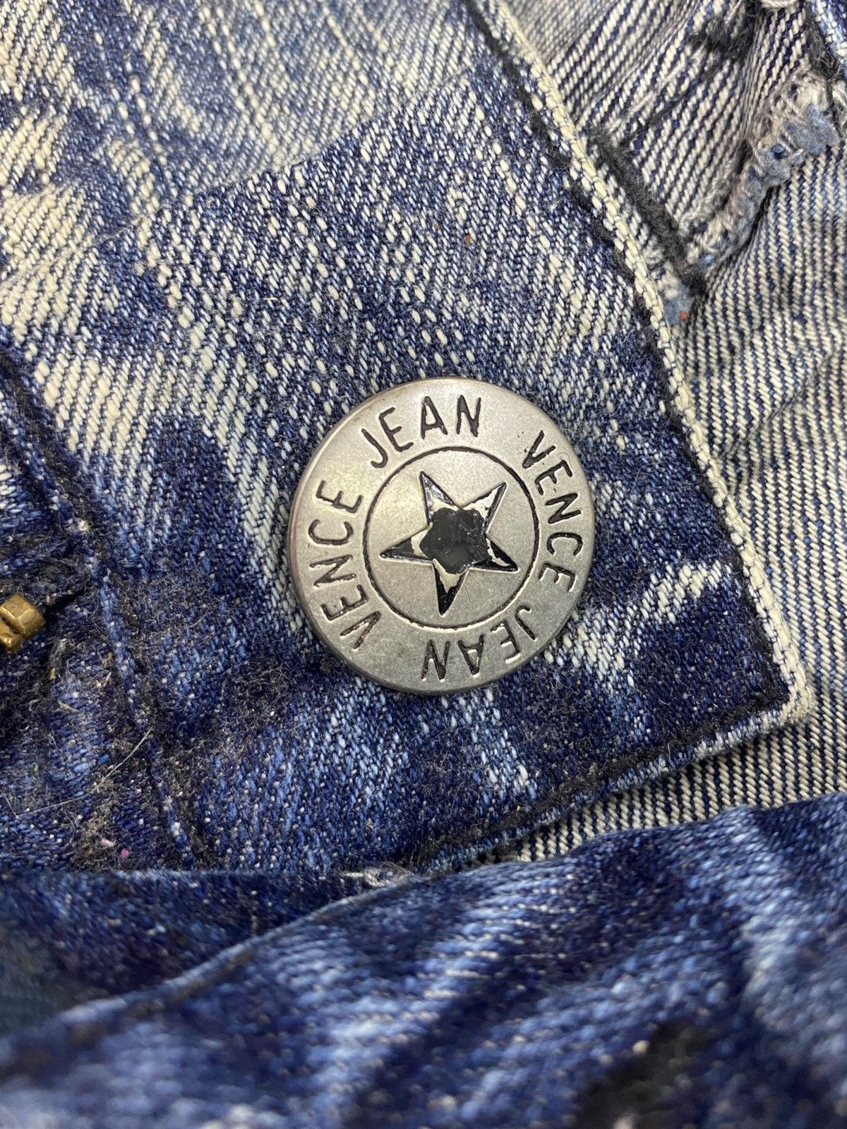 Japanese Brand Japanese Brand Acid Blue Wash Style Distressed Jeans Size US 32 / EU 48 - 10 Thumbnail