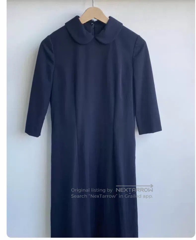 Comme des Garcons Comme Des Garcons Round collar woolen dress, deep navy blu Size M / US 6-8 / IT 42-44 - 1 Thumbnail