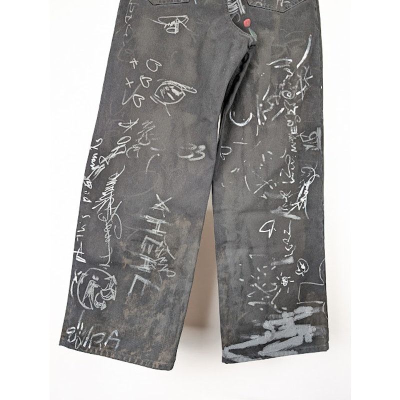 Balenciaga o1rshd1 Q:3 / Baggy Pants / Jeans in Black Size US 30 / EU 46 - 11 Thumbnail