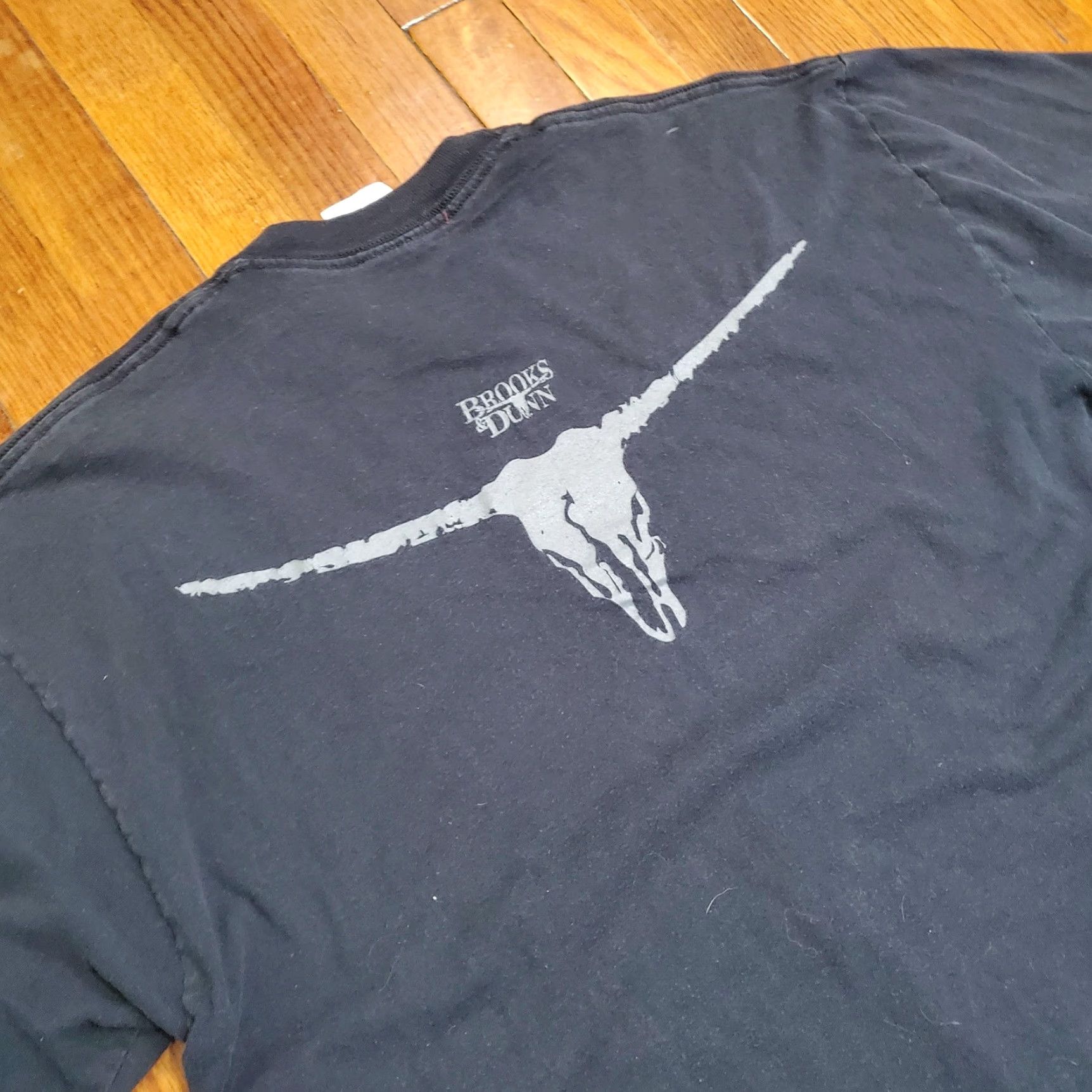 Jerzees Brooks & Dunn Coors Light Shirt Mens Large Black Graphic Tee Longhorn Country Size US L / EU 52-54 / 3 - 2 Thumbnail