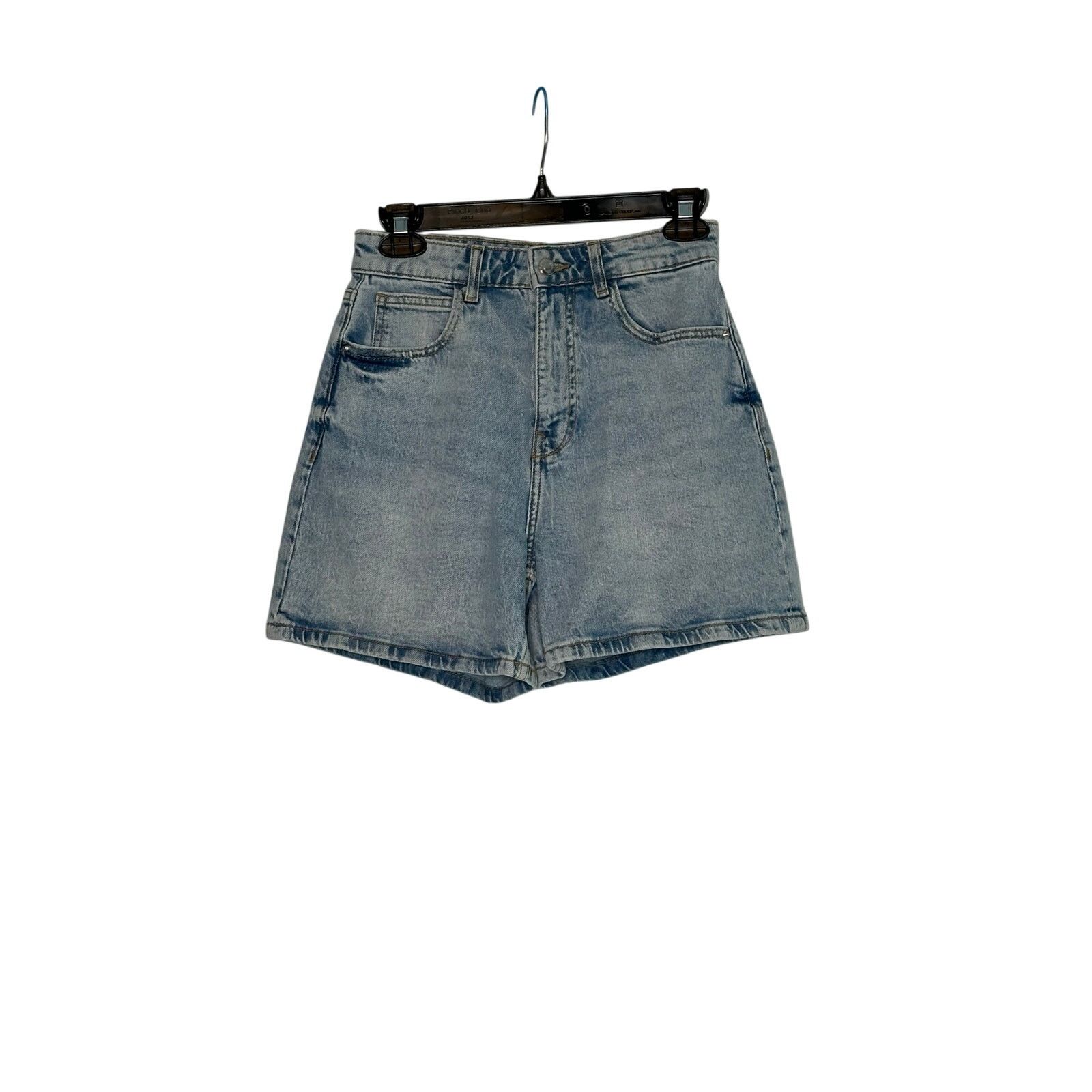 Zara Zara mom fit high waist jean shorts size 2 Size 26" / US 2 / IT 38 - 3 Thumbnail