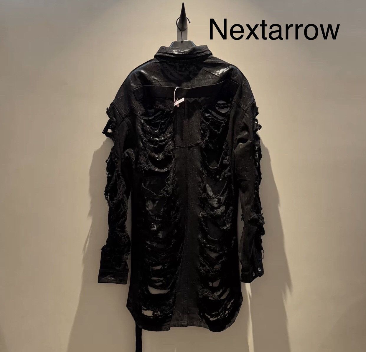Rick Owens Rick owens double line waxing damages jacket2412-Nextarrow Size US S / EU 44-46 / 1 - 2 Thumbnail