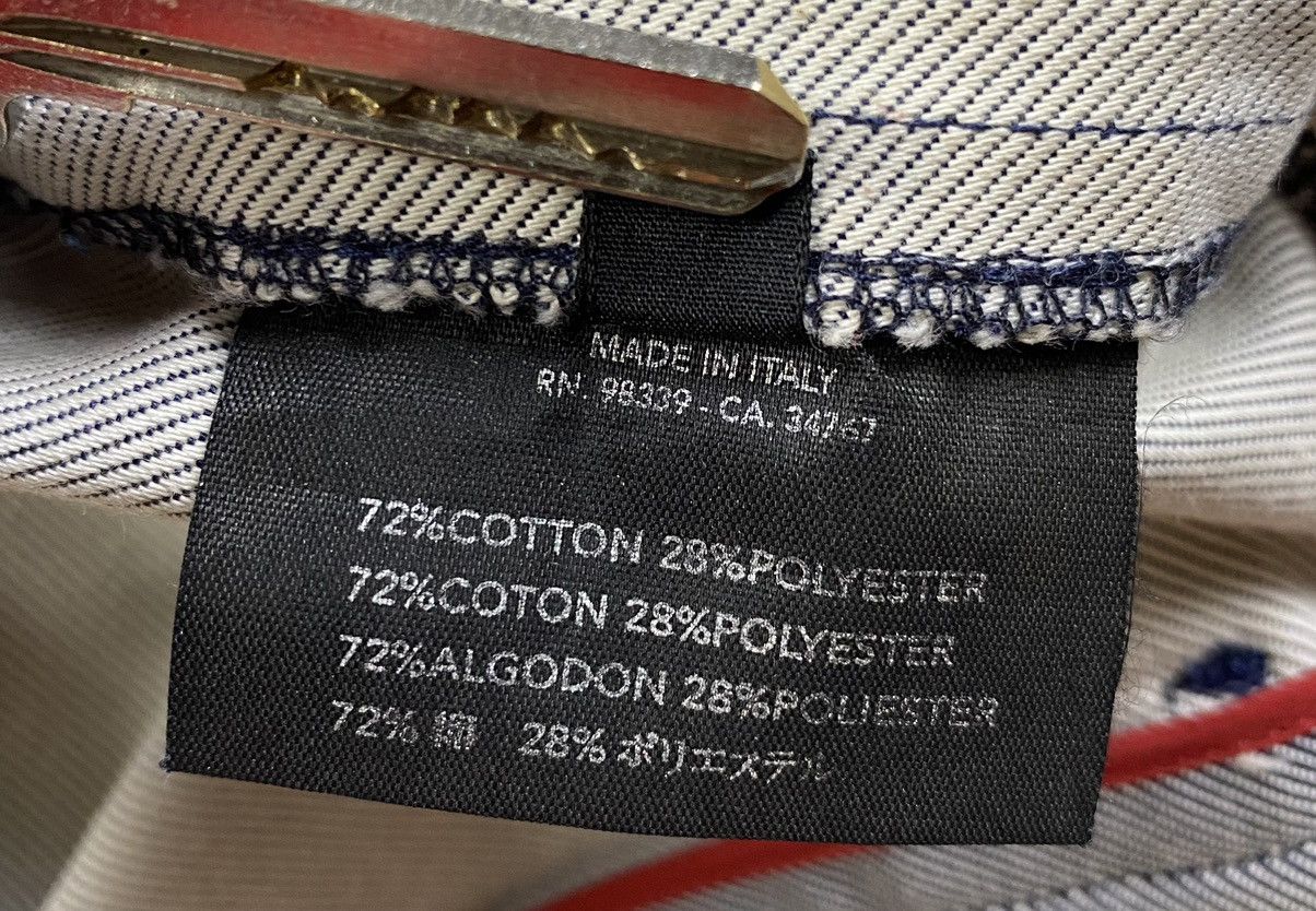 Prada Prada - SS00 Logo Flared Denim Cut Size 29" - 11 Thumbnail