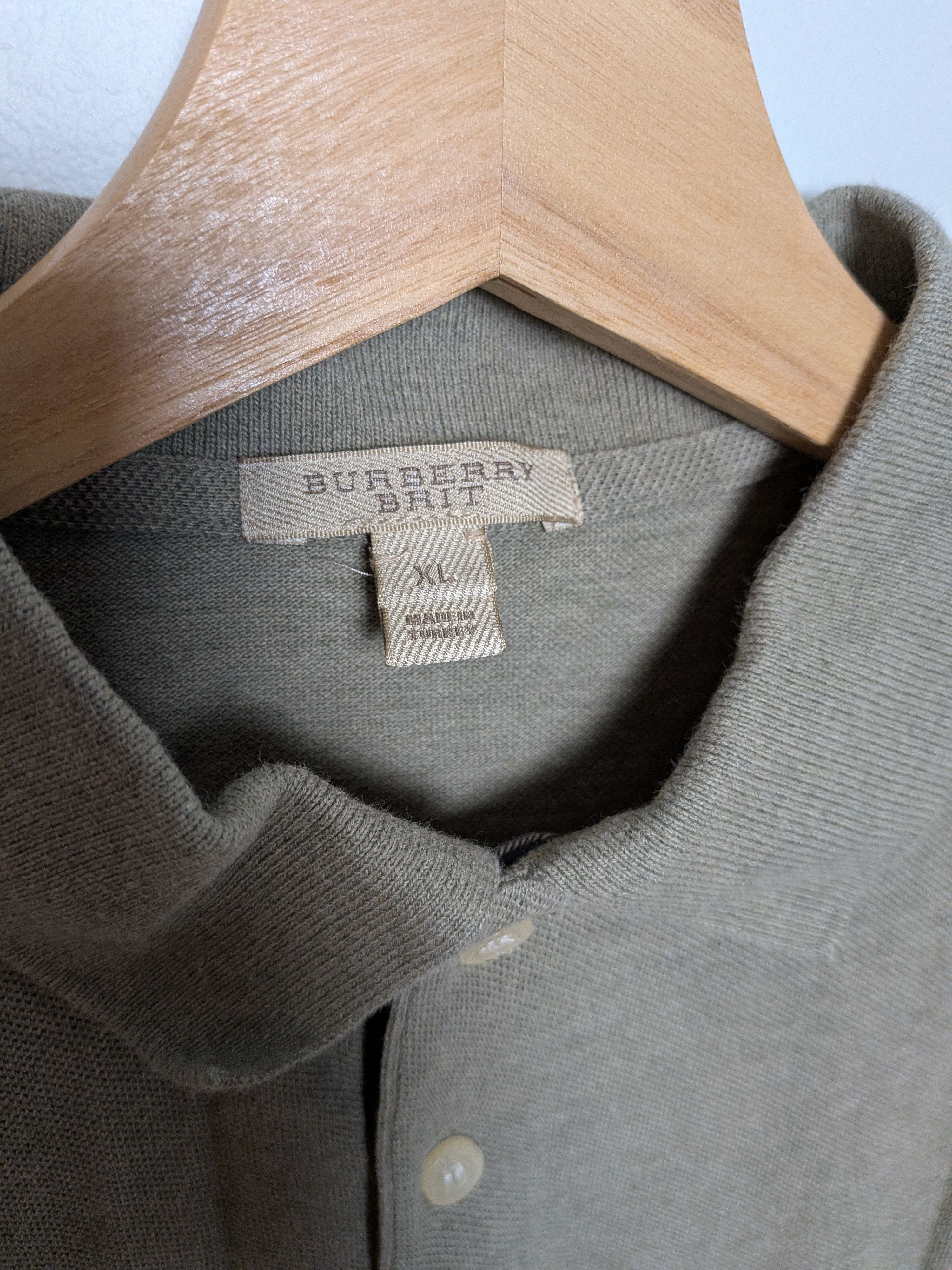 Burberry Burberry Olive Green Polo Shirt Size US M / EU 48-50 / 2 - 4 Thumbnail
