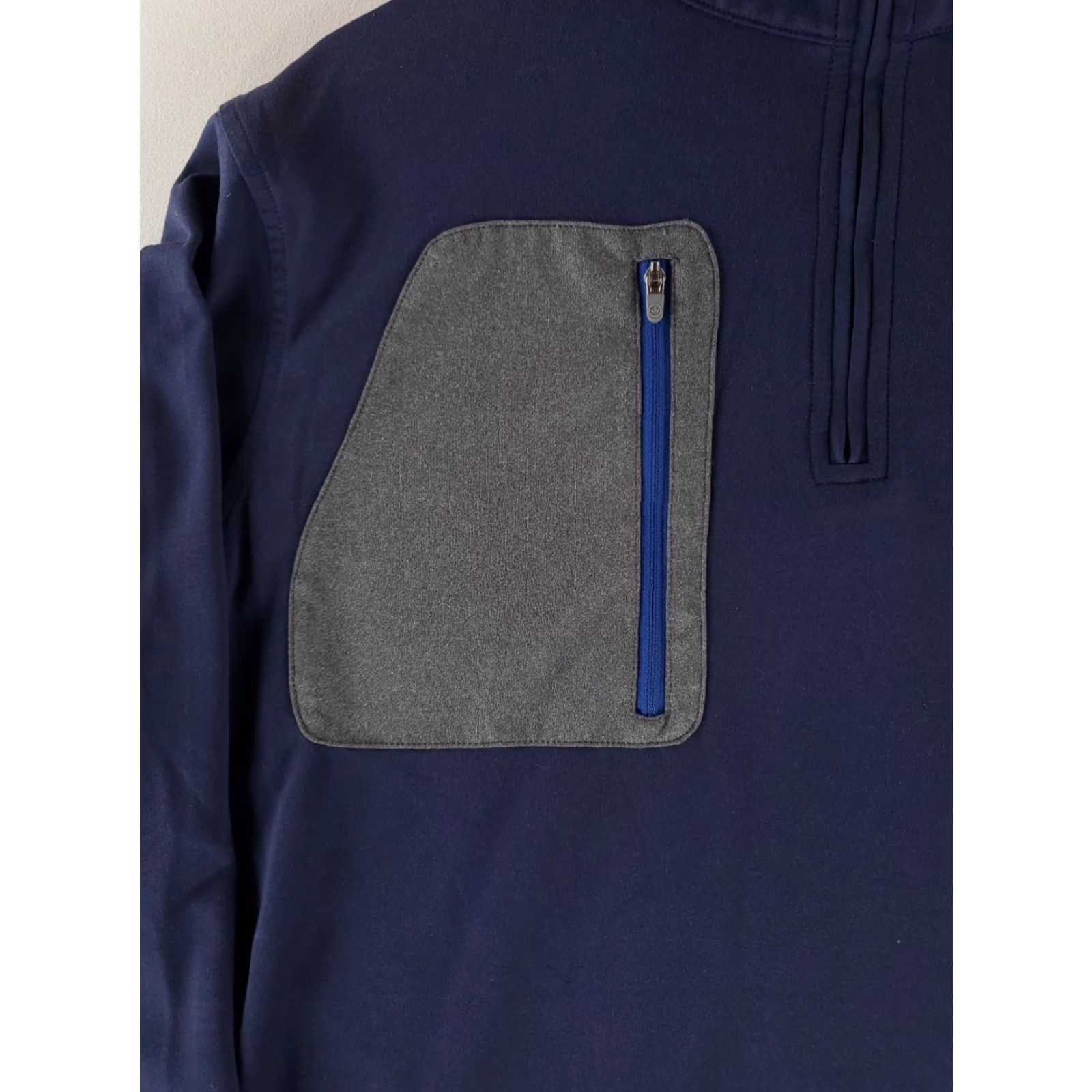 Peter Millar Peter Millar Forge Performance 1/4 Zip Pullover Shirt Golf Blue Mens L Size US L / EU 52-54 / 3 - 3 Thumbnail