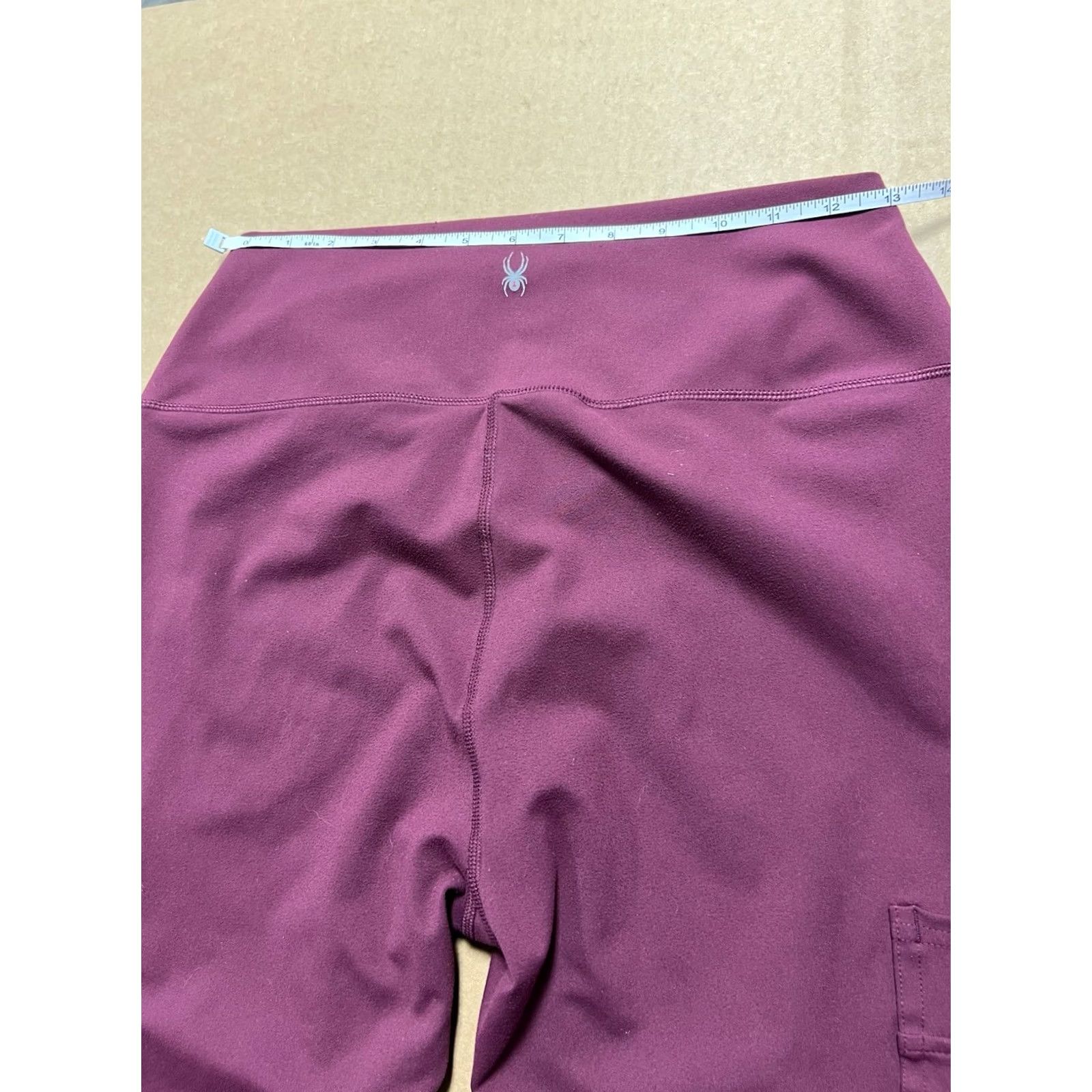 Spyder Spyder Womens Leggings XL Magenta Solid Ankle Activewear Compression Tights Athletic Pants Sport Women XS-? Size 40" / US 18 - 5 Thumbnail