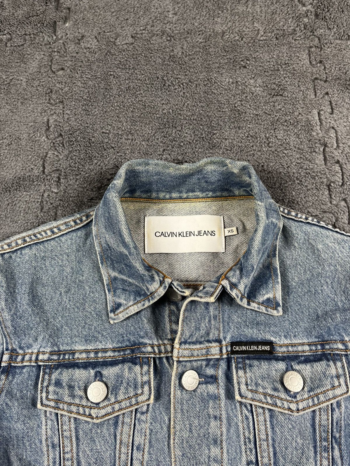 Calvin Klein Vintage calvin klein denim jacket (design by raf simons) Size XS / US 0-2 / IT 36-38 - 9 Thumbnail