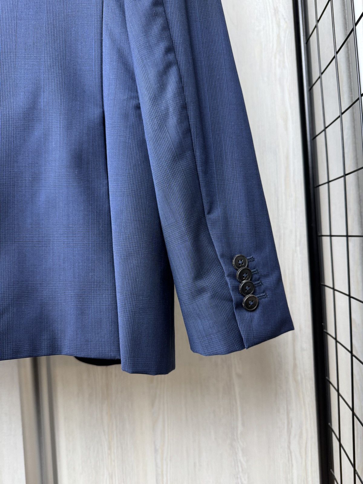 Z Zegna Z Zegna Ermenegildo Zegna wool checkered blue 2 pcs suit Size 42L - 10 Thumbnail