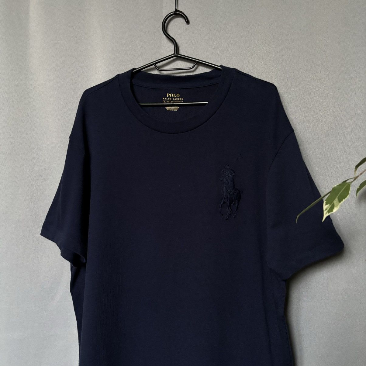 Polo Ralph Lauren Polo Ralph Lauren tee blue xl big logo streetwear casual Size US XL / EU 56 / 4 - 2 Thumbnail
