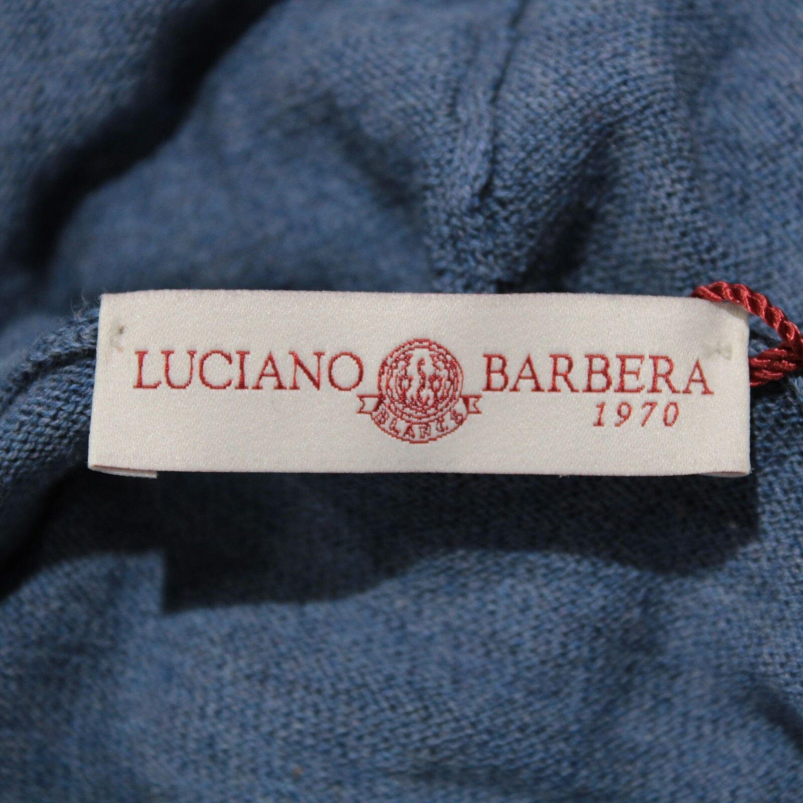 Luciano Barbera Luciano Barbera Sweater Size US XL in Blue Size US XL / EU 56 / 4 - 7 Thumbnail
