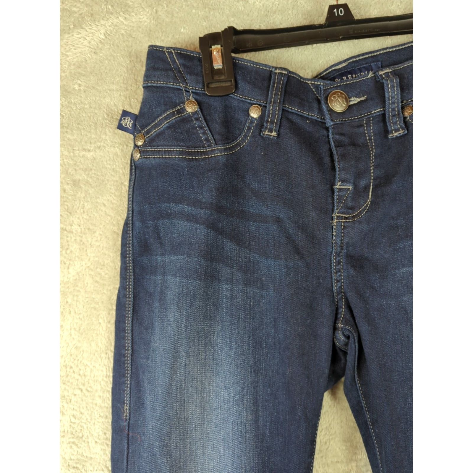 Vintage Rock & Republic Kashmiere Denim Skinny Jeans 8M Size 30" / US 8 / IT 44 - 3 Thumbnail